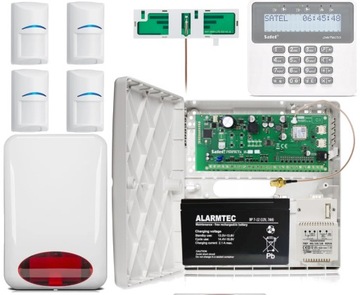 DOMOWY ZESTAW ALARMOWY SATEL PERFECTA GSM LTE 4PIR