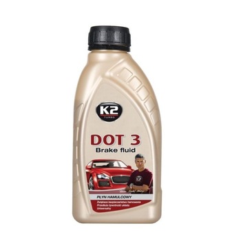 K2 DOT3 500G PŁYN HAMULCOWY DOT-3