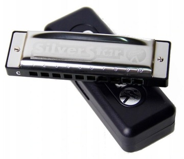 Harmonijka Ustna BLUESOWA Hohner Silver Star C DIATONICZNA