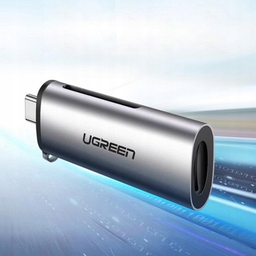 UGREEN USB + USB-C адаптер SD + устройство чтения microSD