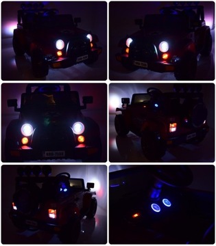 MEGA JEEP FULLTIME, NAPĘD 4X4, 1X12V ,WOLNY START/