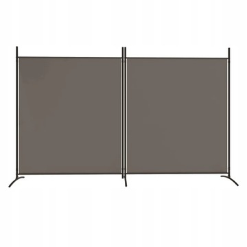 VidaXL 350276 Экран 2-панельный 348 x 180 см серый