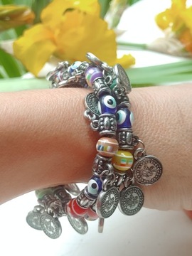 Браслет Этнический браслет в виде монеты в стиле бохо