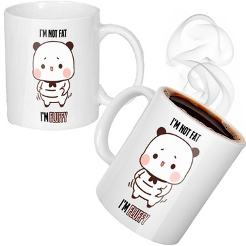 Kubek biały ceramiczny 330ml CUTE BEAR Upominek SŁODKIE MISIE BUBU i DUDU