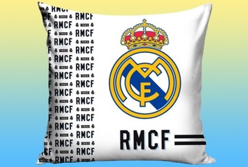 REAL MADRYT PODUSZKA JASIEK 40 x 40 CM HERB WHITE MIKROFIBRA