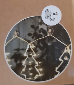 ГИРЛАНДА РОЖДЕСТВЕНСКОГО ОСВЕЩЕНИЯ ЦЕПОЧКА С РОЖДЕСТВЕНСКИМИ ЕЛКАМИ 80 LED