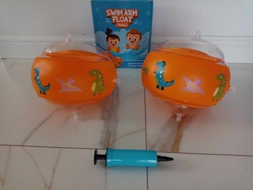 WEARXI Нарукавники для обучения плаванию для детей от 2 до 6 лет, размер М -7 см.