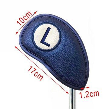 Чехлы на голову клюшки Number для гибрида Fairway Woods Driver, 11 шт., синие