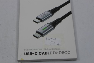 Комплект кабелей USB тип C - USB тип C INIU длиной 2 м