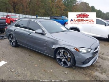 Mercedes Klasa C W206 2022 Mercedes-Benz Klasa C 300, 2022r., 2.0L 2.0 Benzyna 255KM