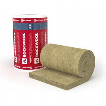 ROCKWOOL WEŁNA TOPROCK PREMIUM MATA ZE SKALNEJ WEŁNY 100MM LAMBDA 0,035