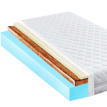 Materac 120x200 lateks kokos antyalergiczny 20CM