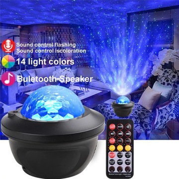 Projektor Gwiazd led Lampka Nocna