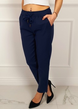 ЭЛЕГАНТНЫЕ ЖЕНСКИЕ БРЮКИ НА ЭЛАСТИКЕ 7/8 больших размеров