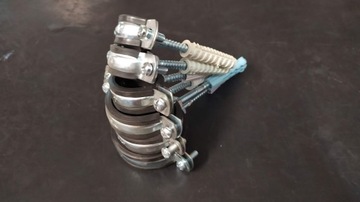 Держатель одинарной трубы с глушителем 1 дюйм