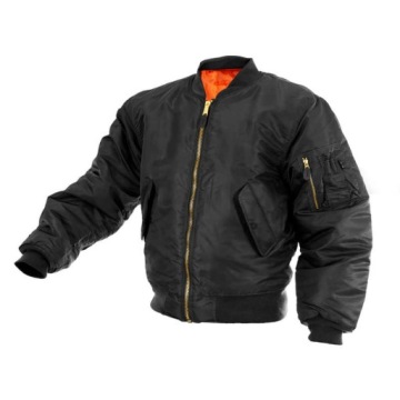 Куртка военного пилота Flek MA1 Basic Black 5XL