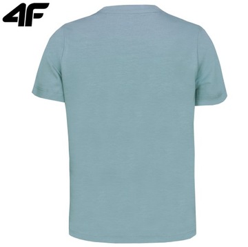 ФУТБОЛКА ДЛЯ МАЛЬЧИКОВ 4F ДЕТСКАЯ ФУТБОЛКА M1113 ХЛОПОК BASIC SPORTS 140