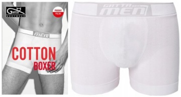 6 X GATTA BOXER МУЖСКИЕ БОКСЕРСКИЕ ШОРТЫ ХЛОПОК СЕРЫЙ БЕЛЫЙ XL