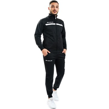 Dres Givova Tuta Givova One czarno-biały TT012 1003 R. XL
