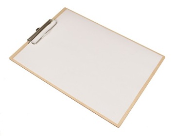 ДЕРЕВЯННЫЙ БУФЕР ОБМЕНА А4 С КЛИПБОРДОМ