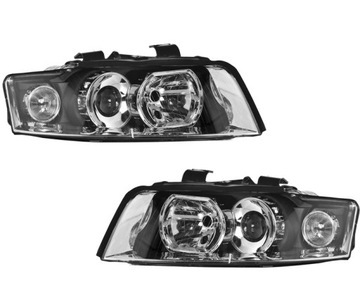 TYC REFLEKTORY LAMPY PRZÓD KOMPLET AUDI A4 B6 00-05
