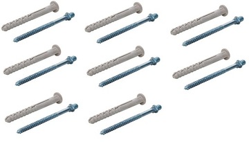 WAVIN WKRĘT M8x170 WKRĘT DWUGWINTOWY KPM8-10x170