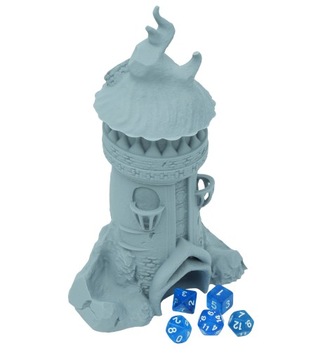 Каменная башня для игры в кости - Dice Tower Светло-серый