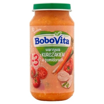 BoboVita Obiadek warzywa z kurczak.w pomid