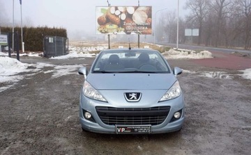 Peugeot 207 CC 1.6 VTi 120KM 2010 Peugeot 207 CC 1.6 120KM Kabriolet Zarejestrowany Klima Grzane fotele 1.6, zdjęcie 1
