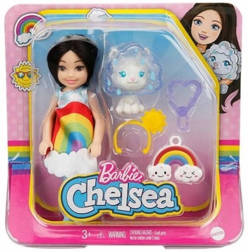 Barbie GRP70 Club Chelsea Lalka w Stroju Tęczy