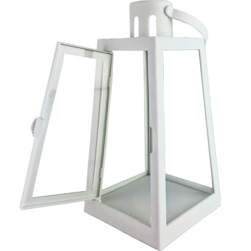 Фонарь с ручкой Садовый фонарь Пустой открывающийся декоративный белый