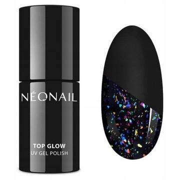 NeoNail блестящий топ с пятнами Glow Polaris