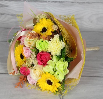 Букет Мыльные Цветы Розы Мыло Подарочное XXL Большой