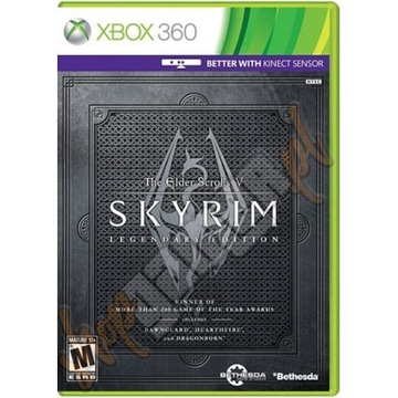 SKYRIM gra XBOX 360 classics kinect, niemiecka, język niemiecki