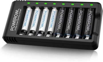 Ładowarka Powerowl uniwersalna ładowarka 8 AA, AAA