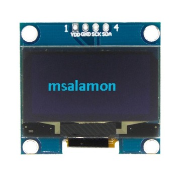 Wyświetlacz OLED 1,3 Arduino I2C SH1106 Niebieski