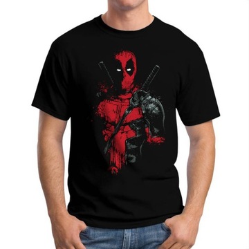 Koszulka Męska Deadpool Marvel Prezent L
