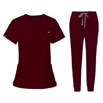 KOMPLET MEDYCZNY KOSZULKA SPODNIE UNIFORM DAMSKI