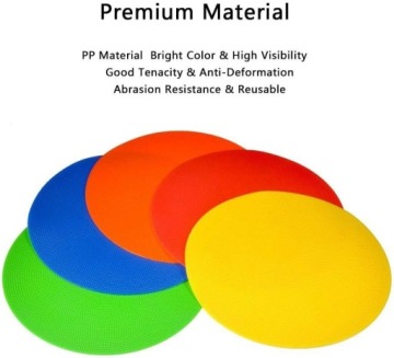 Таблички Диски для тренировок по футболу и баскетболу, 10 шт + чехол