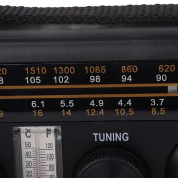 Портативное солнечное приведенное в действие радио рукоятки, радиоприемник Мулти диапазона AM FM SW с светом СИД