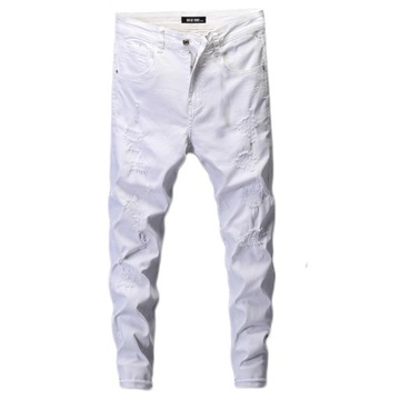 KSTUN Ripped Jeans for Men Hip Hop Slim Skinny Whi