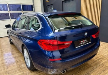 BMW Seria 5 G30-G31 Touring 520d 190KM 2018 BMW Seria 5 2.0D 190KM navi gwarancja LED AUTOMAT bezwypadkowy, zdjęcie 8