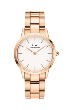 Daniel Wellington zegarek Iconic Link 40 męski kolor złoty DW00100343