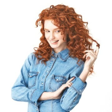 Широкая расческа для густых вьющихся волос.