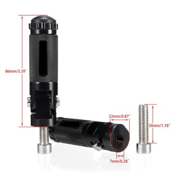 ПОДДЕРЖКИ ДЛЯ НОГ ПОДДЕРЖКИ ДЛЯ НОГ МОТОЦИКЛА, СКЛАДНЫЕ M8