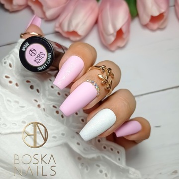 ГИБРИДНЫЕ РОЗОВЫЕ ЦВЕТА BOSKA NAILS 6 МЛ МИКС