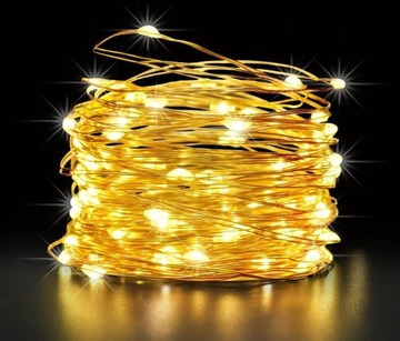 VIP СОЛНЕЧНАЯ ГИРЛЯНДИЯ Елочные гирлянды SOLAR 200 LED WIRES 20м 11397