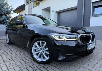 BMW Seria 5 G30-G31 Touring Facelifting 2.0 520i 184KM 2021 BMW Seria 5 BMW Seria 5 520i Touring Luxury Line 2.0 Benzyna 184KM, zdjęcie 1