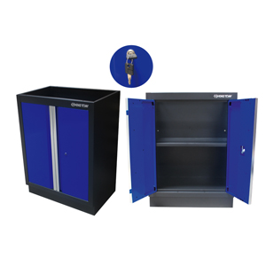 НИЗКИЙ ШКАФ ДВУХДВЕРНЫЙ, СИНИЙ