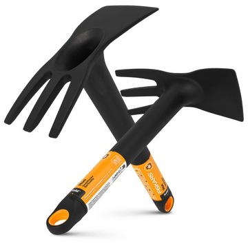 Motyczka Ogrodowa 2w1 Pazurki Grabki Fiskars Solid Do Ziemi Ogrodu Gleby